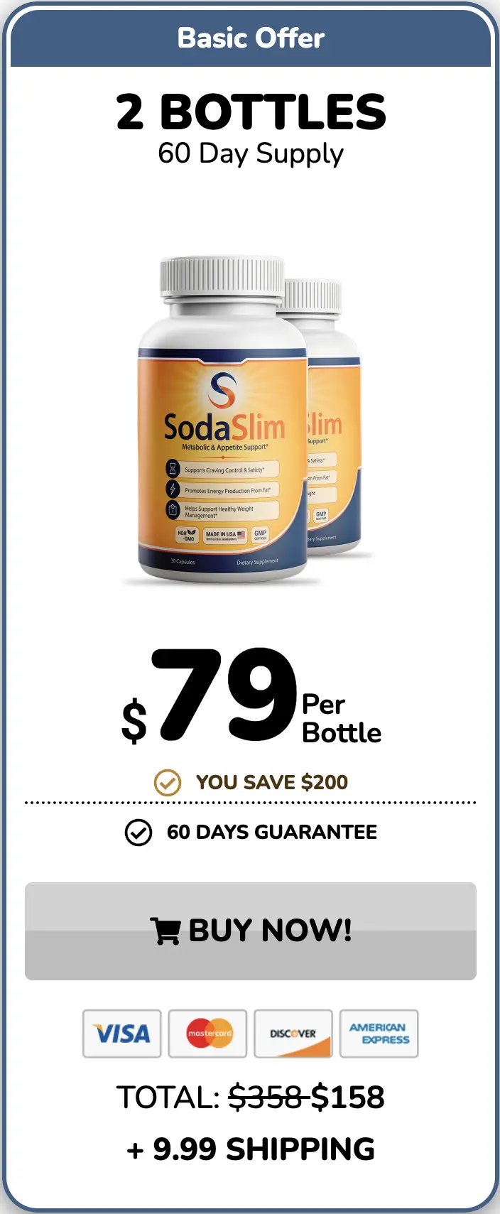 SodaSlim Buy One Bottle